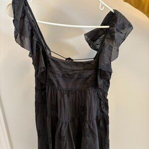 Aritzia poplin mini dress